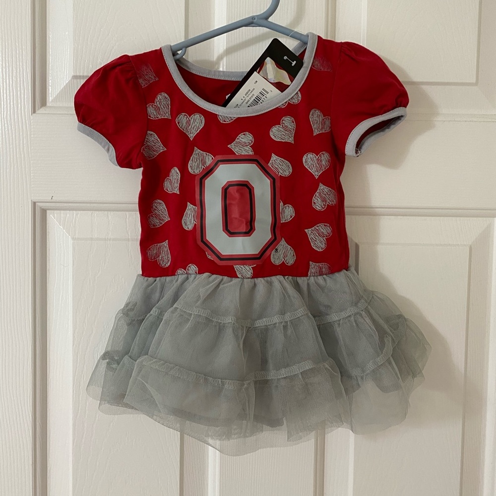 Ohio State 12 month tutu dress